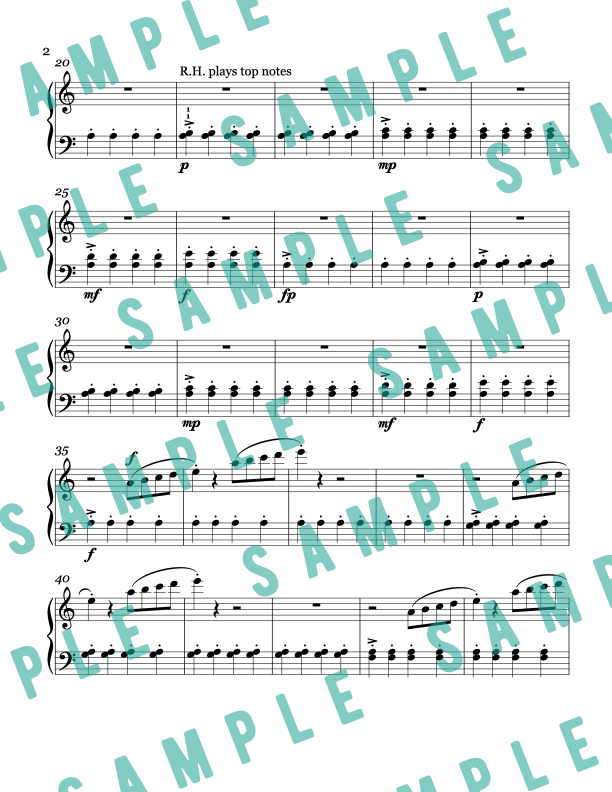 Lana's Song - Early Intermediate Original Piano Solo Sheet Music