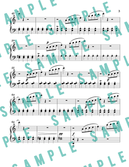 Lana's Song - Early Intermediate Original Piano Solo Sheet Music