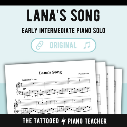 Lana's Song - Early Intermediate Original Piano Solo Sheet Music