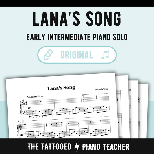 Lana's Song - Early Intermediate Original Piano Solo Sheet Music