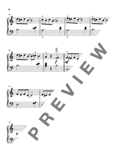 Cotton Candy Rag - Elementary Piano Solo Sheet Music