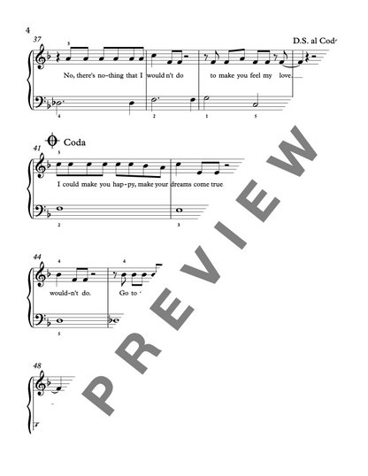 Make You Feel My Love [Elementary] by Adele - Piano Solo Sheet Music