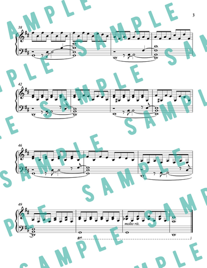 Moving On - Intermediate Original Piano Solo Sheet Music