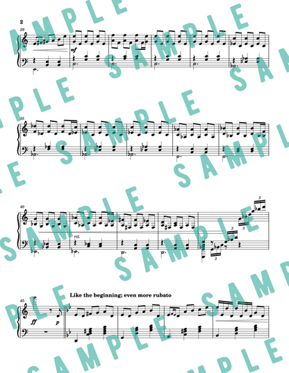 Nocturne No. 1 in G Minor - Early Advanced Original Piano Solo Sheet Music
