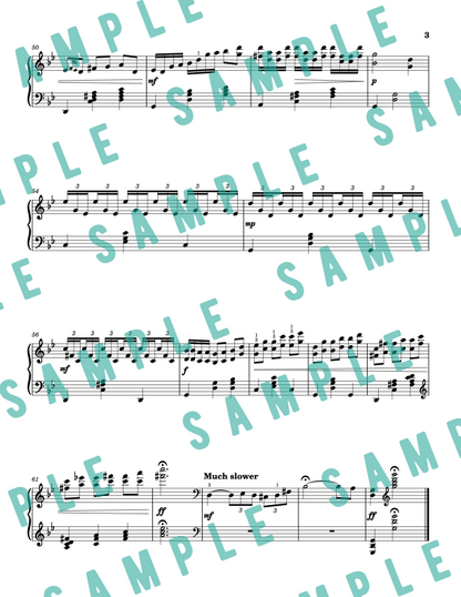 Nocturne No. 1 in G Minor - Early Advanced Original Piano Solo Sheet Music