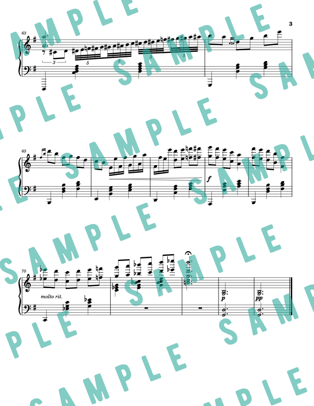 Nocturne No. 2 in G Major - Early Advanced Original Piano Solo Sheet Music