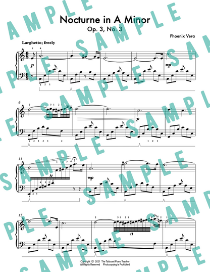 Three Nocturnes Op. 3