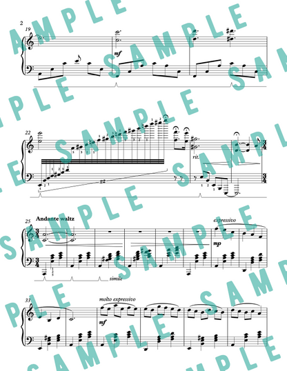 Nocturne No. 3 in A Minor - Early Advanced Original Piano Solo Sheet Music