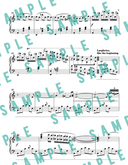 Nocturne No. 3 in A Minor - Early Advanced Original Piano Solo Sheet Music