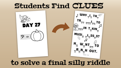 November Note A Day Mini Book