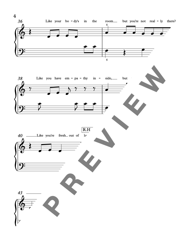 Numb Little Bug [Elementary] by Em Beihold - Beginner Piano Solo Sheet Music