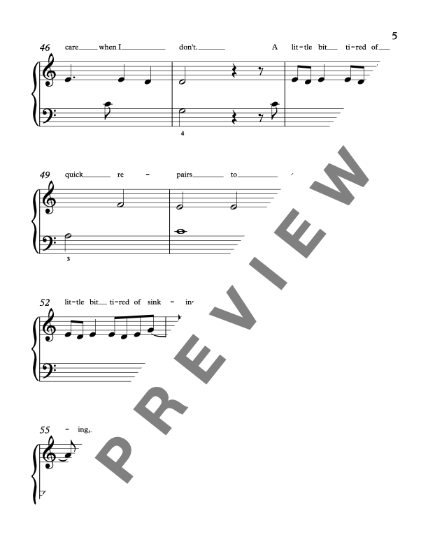 Numb Little Bug [Elementary] by Em Beihold - Beginner Piano Solo Sheet Music