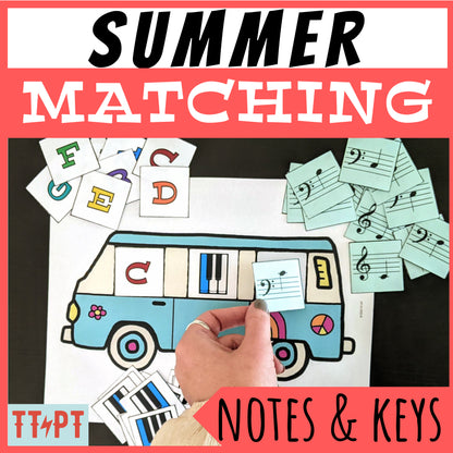 Beach Van Matching: Notes & Keys