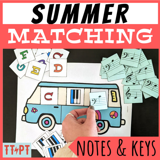 Beach Van Matching: Notes & Keys