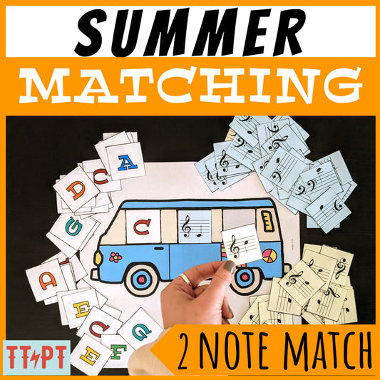 Beach Van Matching: Octave Note Match