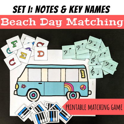 Beach Van Matching: Notes & Keys