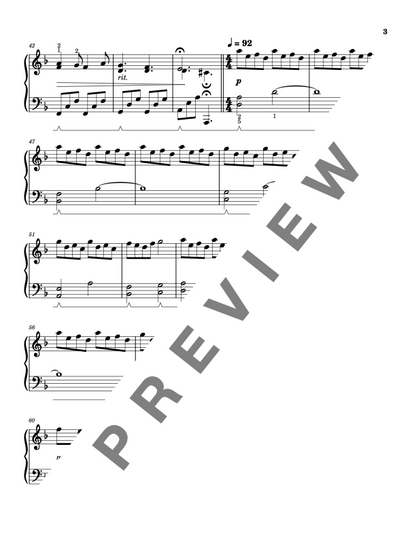 Longest Winter Night - Late Elementary Piano Solo Sheet Music