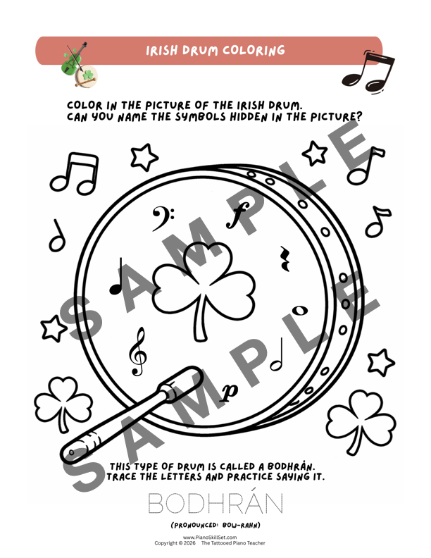 Irish Piano Solo Sheet Music Bundle