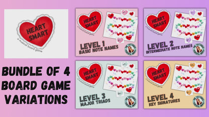 Valentine's Day Music Board Game Bundle