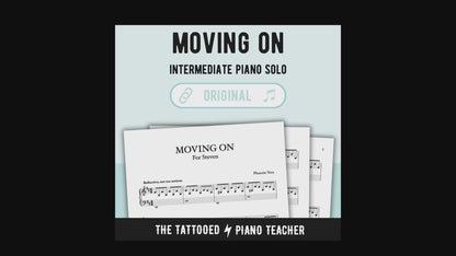 Moving On - Intermediate Original Piano Solo Sheet Music