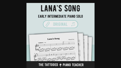 Lana's Song - Early Intermediate Original Piano Solo Sheet Music