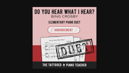 Do You Hear What I Hear? [Elementary] - Piano Duet Sheet Music