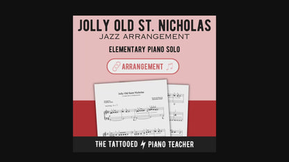 Jolly Old Saint Nicholas [Elementary] - Christmas Jazz Piano Sheet Music