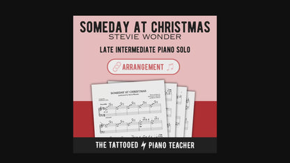 Someday at Christmas [Late Intermediate] by Stevie Wonder - Piano Solo Sheet Music