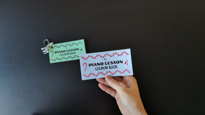 Piano Lesson Student Coupon Book
