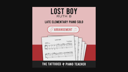 Lost Boy [Late Elementary] by Ruth B - Piano Solo Sheet Music
