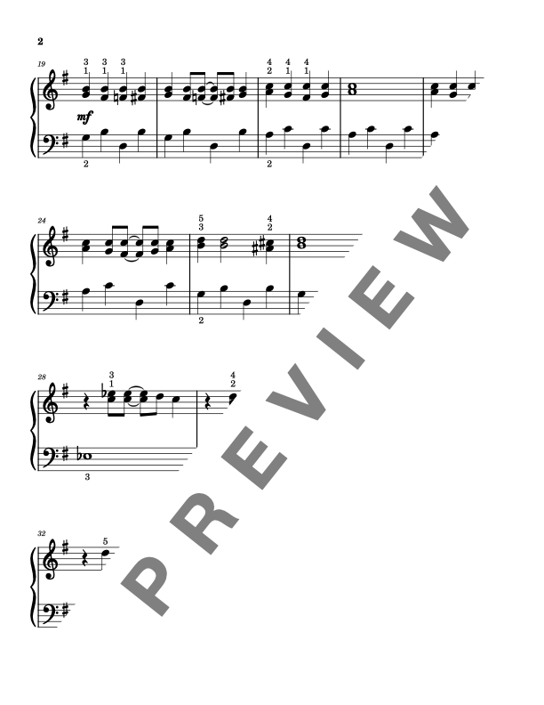 Rag Tag Parade - Late Elementary Piano Solo Sheet Music