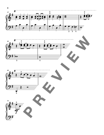 Rag Tag Parade - Late Elementary Piano Solo Sheet Music