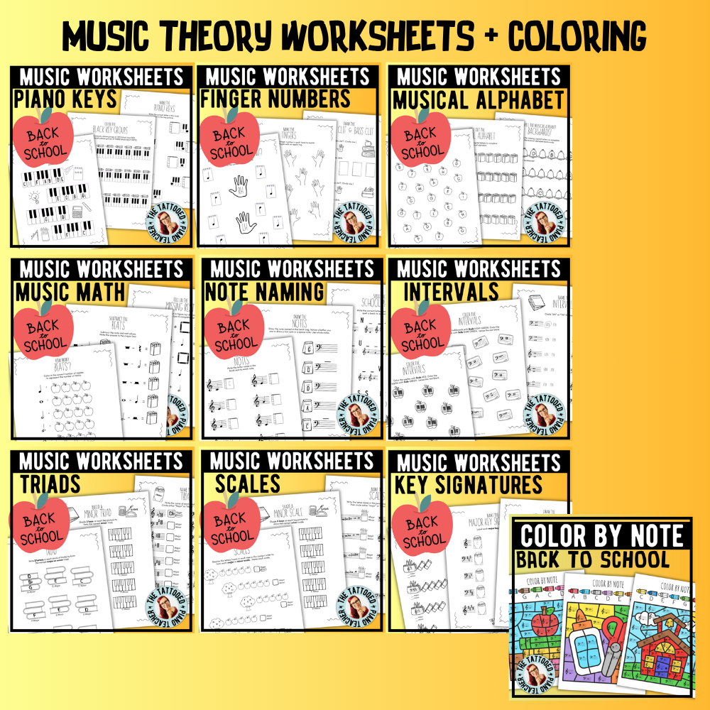 Back to School BIG Bundle Activities + Worksheets