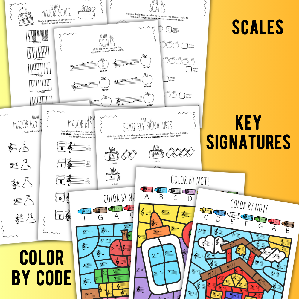 Back to School Worksheets Bundle
