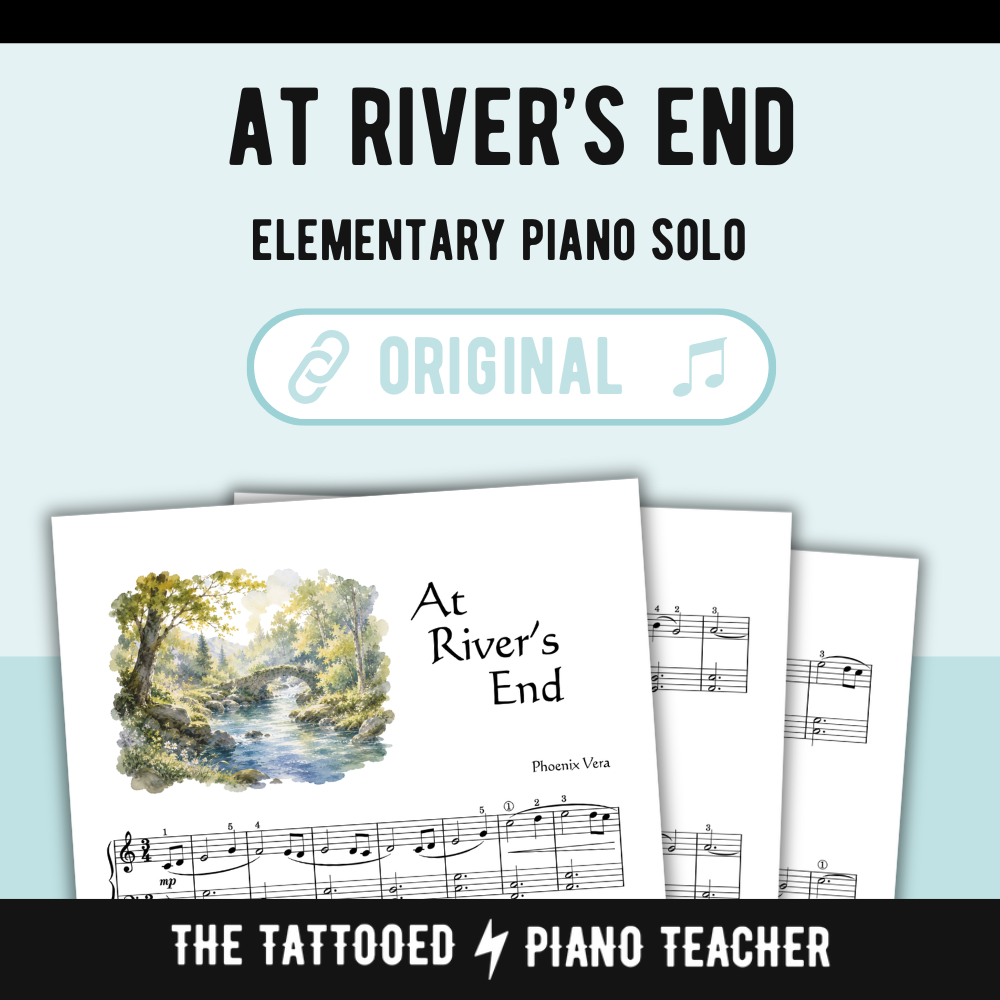At River's End - Level 2B Elementary Fantasy Piano Solo Sheet Music