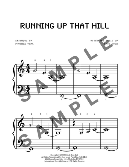 Running Up That Hill [Elementary] by Kate Bush - Piano Solo Sheet Music
