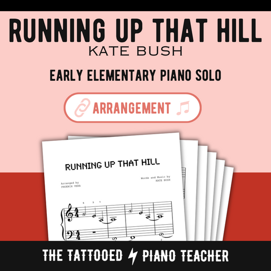 Running Up That Hill [Elementary] by Kate Bush - Piano Solo Sheet Music