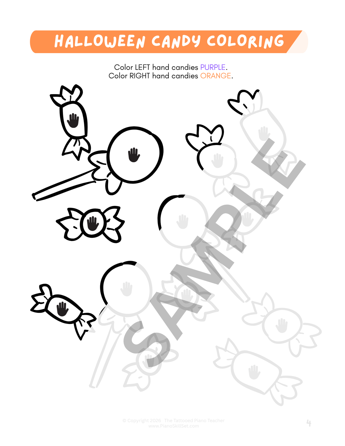 Halloween Riddle - Very Early Elementary Piano Solo Sheet Music & Activity (Pre-Reading)