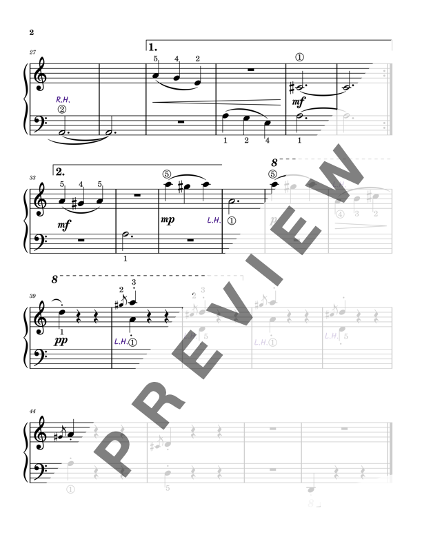 First Broomstick Flight - Level 2B Elementary Fantasy Piano Solo Sheet Music