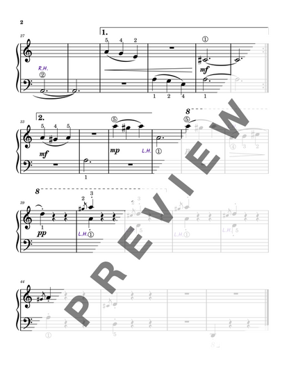 First Broomstick Flight - Level 2B Elementary Fantasy Piano Solo Sheet Music