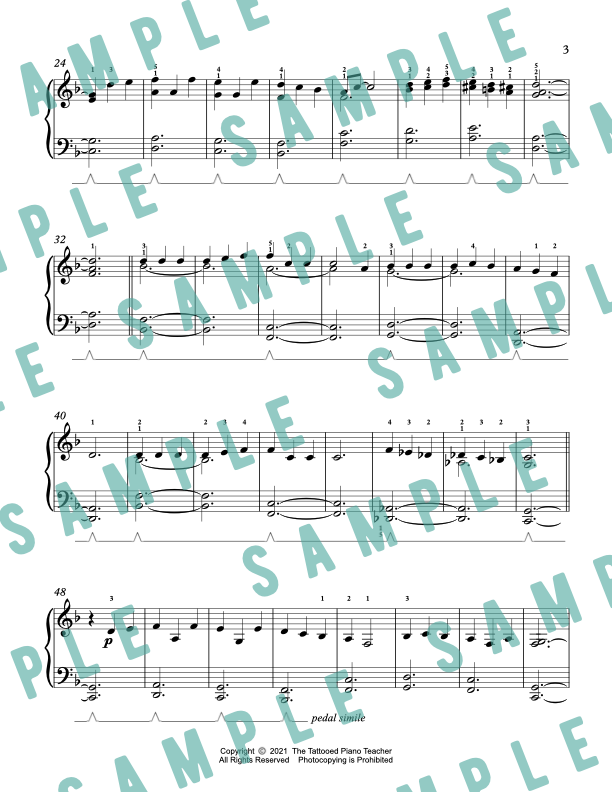 Ripples - Early Intermediate Original Piano Solo Sheet Music