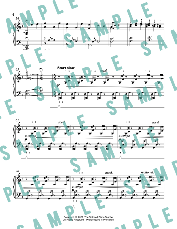 Ripples - Early Intermediate Original Piano Solo Sheet Music
