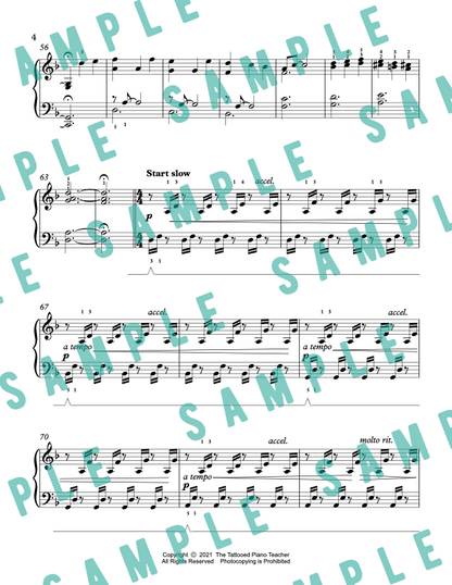 Ripples - Early Intermediate Original Piano Solo Sheet Music