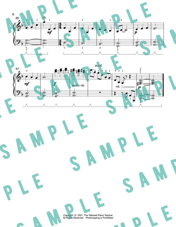 Ripples - Early Intermediate Original Piano Solo Sheet Music