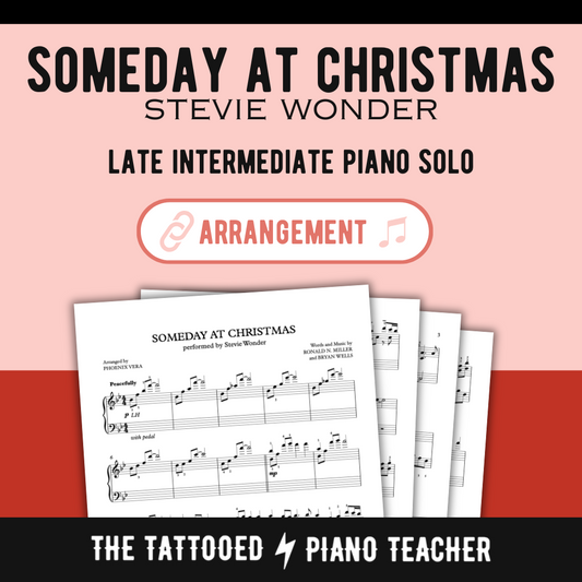 Someday at Christmas [Late Intermediate] by Stevie Wonder - Piano Solo Sheet Music