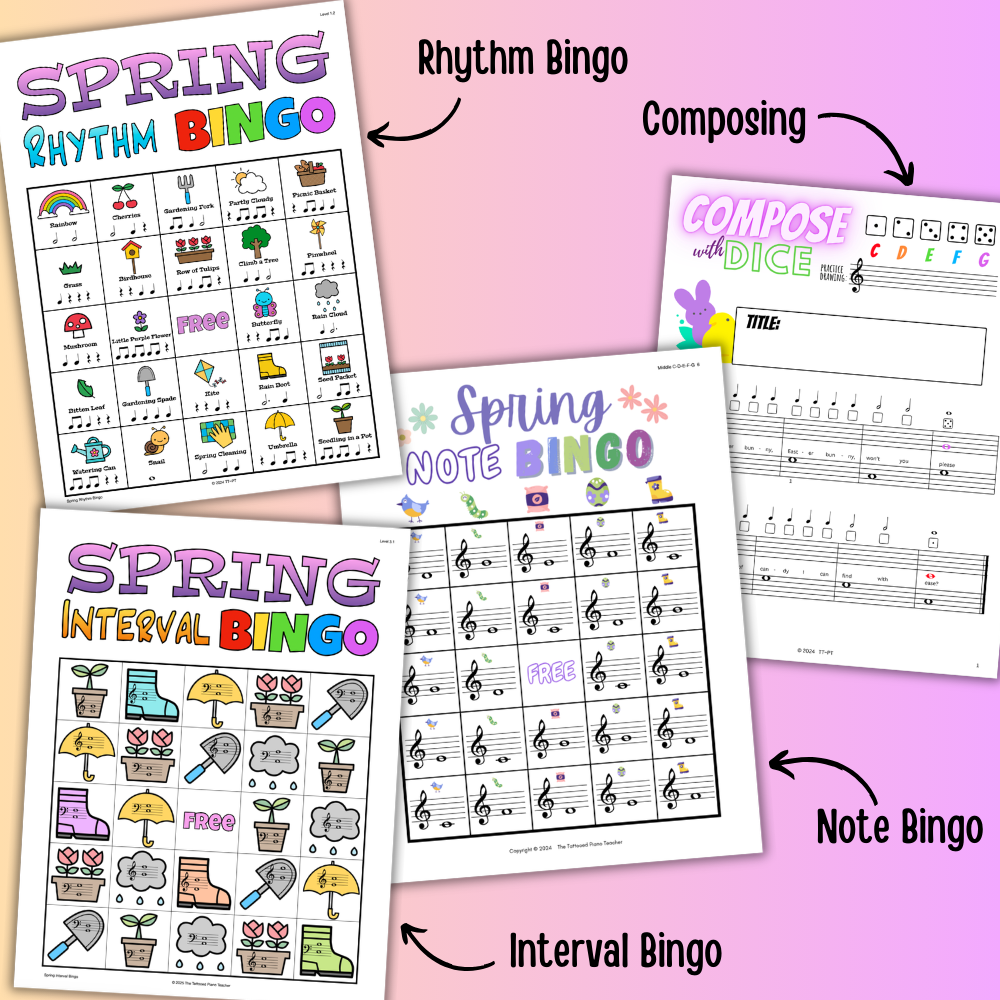 Spring Music Activities Bundle