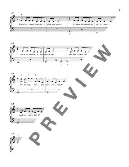 Stay [Elementary] by Justin Bieber, The Kid LAROI - Piano Solo Sheet Music