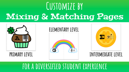 St. Patrick's Day Music Theory Puzzles