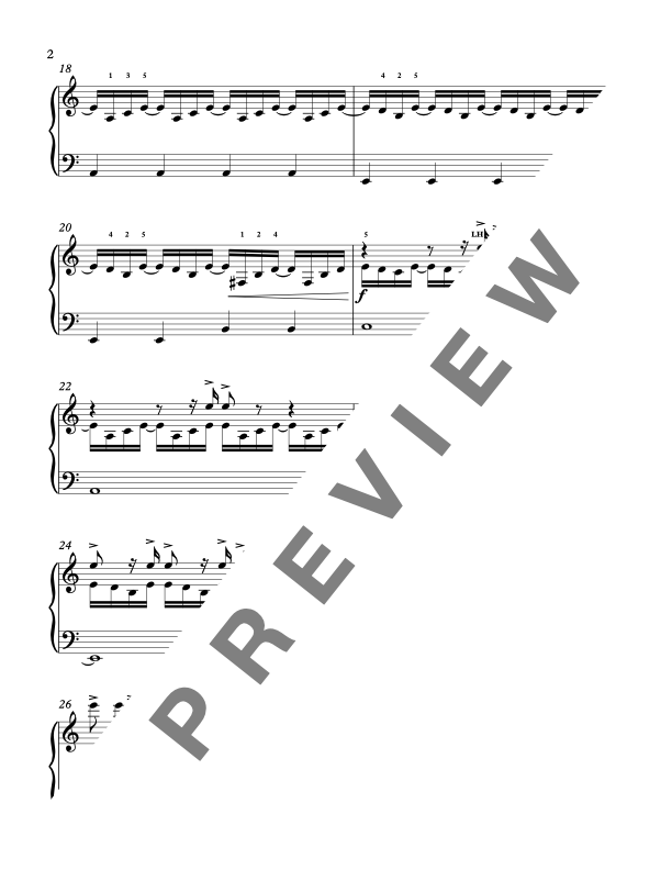 Stranger Things [Late Intermediate] Extended Theme Song - Piano Sheet Music