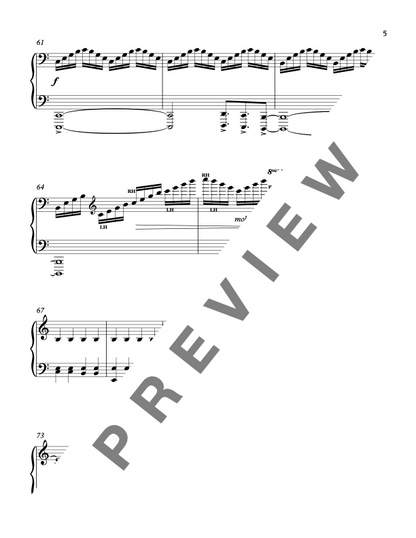 Stranger Things [Late Intermediate] Extended Theme Song - Piano Sheet Music